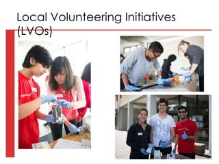 Local Volunteering Initiatives
(LVOs)
 