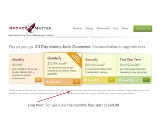 Fine Print: For users 2-6 the monthly fees start at $49.99

 