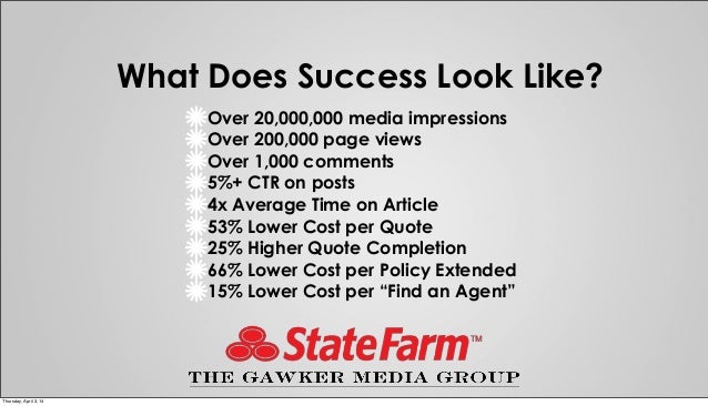 State Farm Quotes Unique Case Study "state Farm & Gawker Getting Readers To A Better State O… State Farm Quotes Fascinating Case Study "state Farm & Gawker Getting Readers To A Better State O…