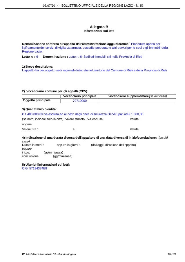 Cpv Vocabolario Comune Per Gli Appalti Pdf Editor