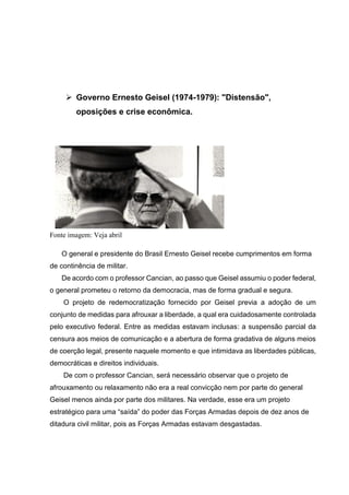 2014 50 anos da ditadura civil militar no brasil | PDF