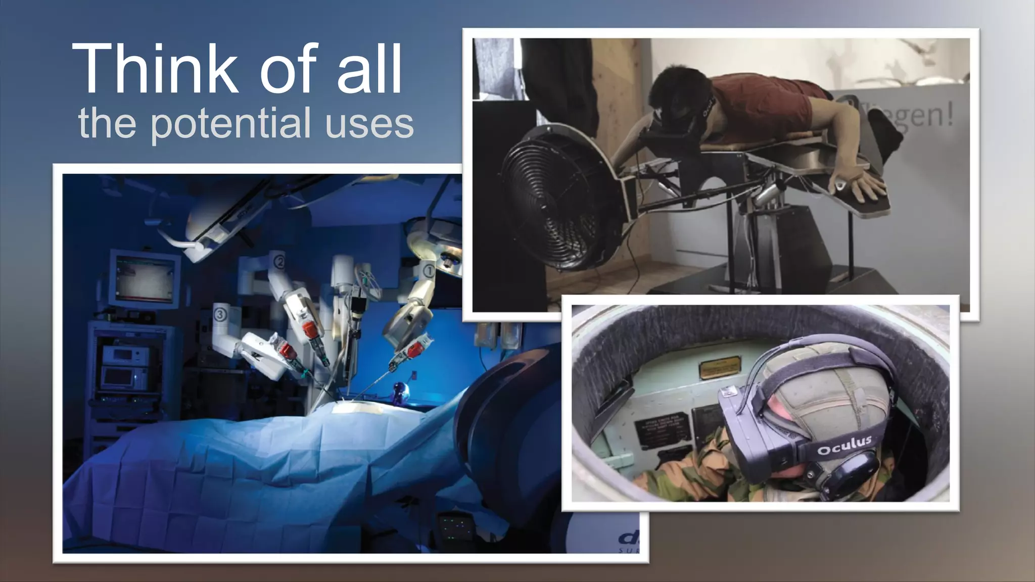 title
“title”
Text here
@twittername
Think of all
the potential uses