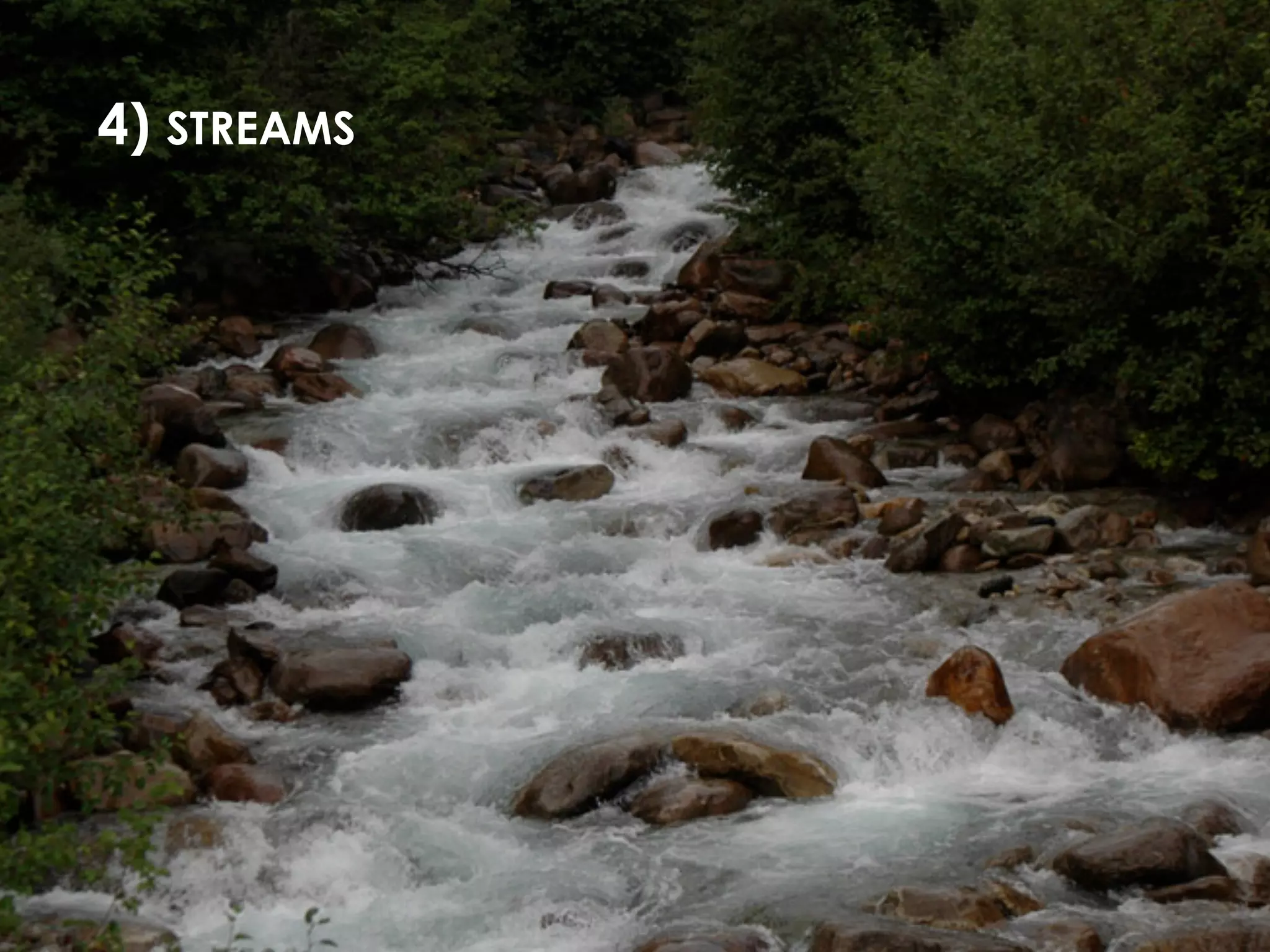 4) STREAMS
 