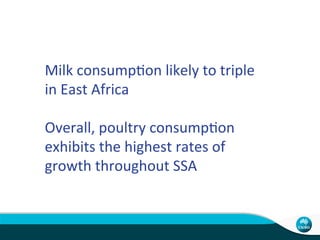 African livestock futures: Realizing the potential of livestock for poverty alleviation, food security and the environment