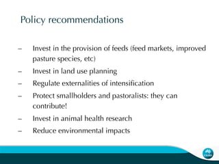 African livestock futures: Realizing the potential of livestock for poverty alleviation, food security and the environment