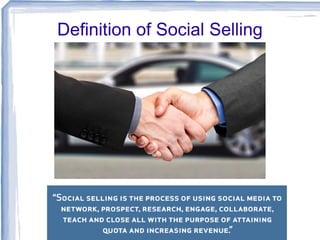 Definition of Social Selling

 