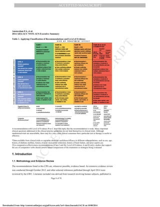 AHACC 2014 guidelines for the management of patient with none ST ...