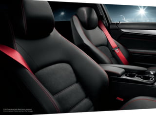 C 250 Coupe shown with Black interior, aluminum
trim, and optional Premium and Sport Plus Packages.

 