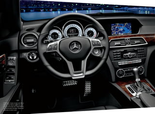 C 350 Sport Sedan shown with Black
interior, Burl Walnut wood trim, and
optional KEYLESS‑GO, PARKTRONIC,
and Multimedia Package. Please see
endnotes on back cover.

 