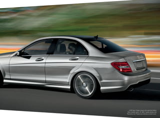 C 350 Sport Sedan shown with optional Iridium 
Silver metallic paint, 18" AMG 7‑spoke wheels, and
Panorama roof. Please see endnotes on back cover.

 