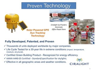 Ciralight SunTrackers Brochure | PPTX