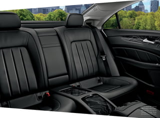 CLS 550 shown with optional
Black Nappa leather, Black
Ash wood trim, and optional
Premium 1 Package. Please
see endnotes on back cover.

 
