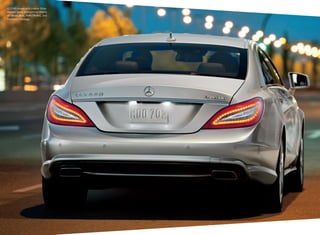 CLS 550 shown with Iridium Silver
metallic paint, and optional 4matic
all-wheel drive, PARKTRONIC, and
Premium 1 Package.
 