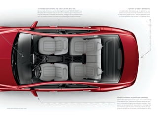 Mindful assistance on multi-lane roadways.
Optional Blind Spot Assist can alert you to some unseen vehicles
in the adjacent lane.15
Optional Lane Keeping Assist can warn
you of unintended drifting across visible lane markings.13
Both
systems are also available with advanced active technology that
can selectively apply the brakes at individual wheels, to help
guide the car back into its own lane if you disregard the alerts.
A watchful eye to remind you when’s it time for a rest.
By continually monitoring a variety of driving behaviors, ATTENTION ASSIST®
is a
Mercedes-Benz innovation that can alert you if it detects signs of drowsiness on
long trips. More than 70 variables are measured, starting in the first minutes of each
drive, to establish a pattern and determine the warning thresholds accordingly.13
A preview of what’s behind you.
For added safety when backing up, an optional rear view
camera shows a live view of the area behind your CLS on
the large central in-dash screen.14
Steering-dependent active
on‑screen guidelines help you back into a parking space.
Please see endnotes on back cover.
 