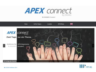 | 
Weiße Folien für den eigentlichen Vortrag 
DOAG Konferenz 2014 
36  