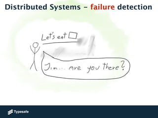 Distributed Systems - failure detection 
 