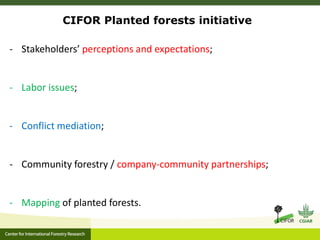 Ecosystem Services in plantations: from economic valuations to market-based instruments