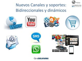 Nuevos Canales y soportes:
Bidireccionales y dinámicos
 