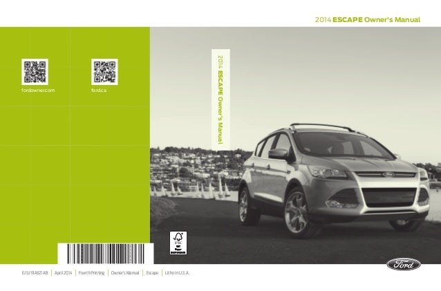 ford focus st owners manual