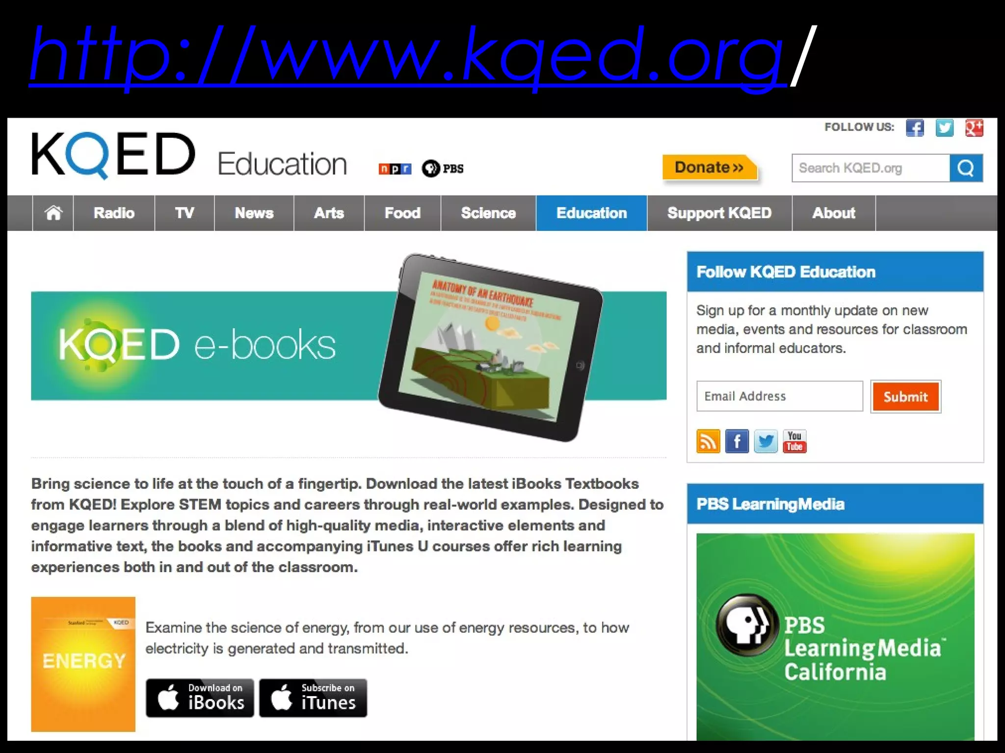 http://www.kqed.org/
 