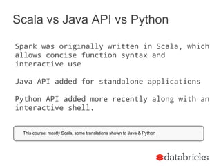 2014 holden - databricks umd scala crash course | PPT