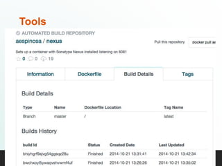 ©2014 CloudBees, Inc. All Rights Reserved 14 
Tools 
©2013 CloudBees, Inc. 
All Rights Reserved 
 