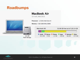 Roadbumps 
©2014 CloudBees, Inc. All Rights Reserved 36 
 