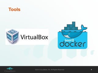 ©2014 CloudBees, Inc. All Rights Reserved 9 
Tools 
©2013 CloudBees, Inc. 
All Rights Reserved 
 