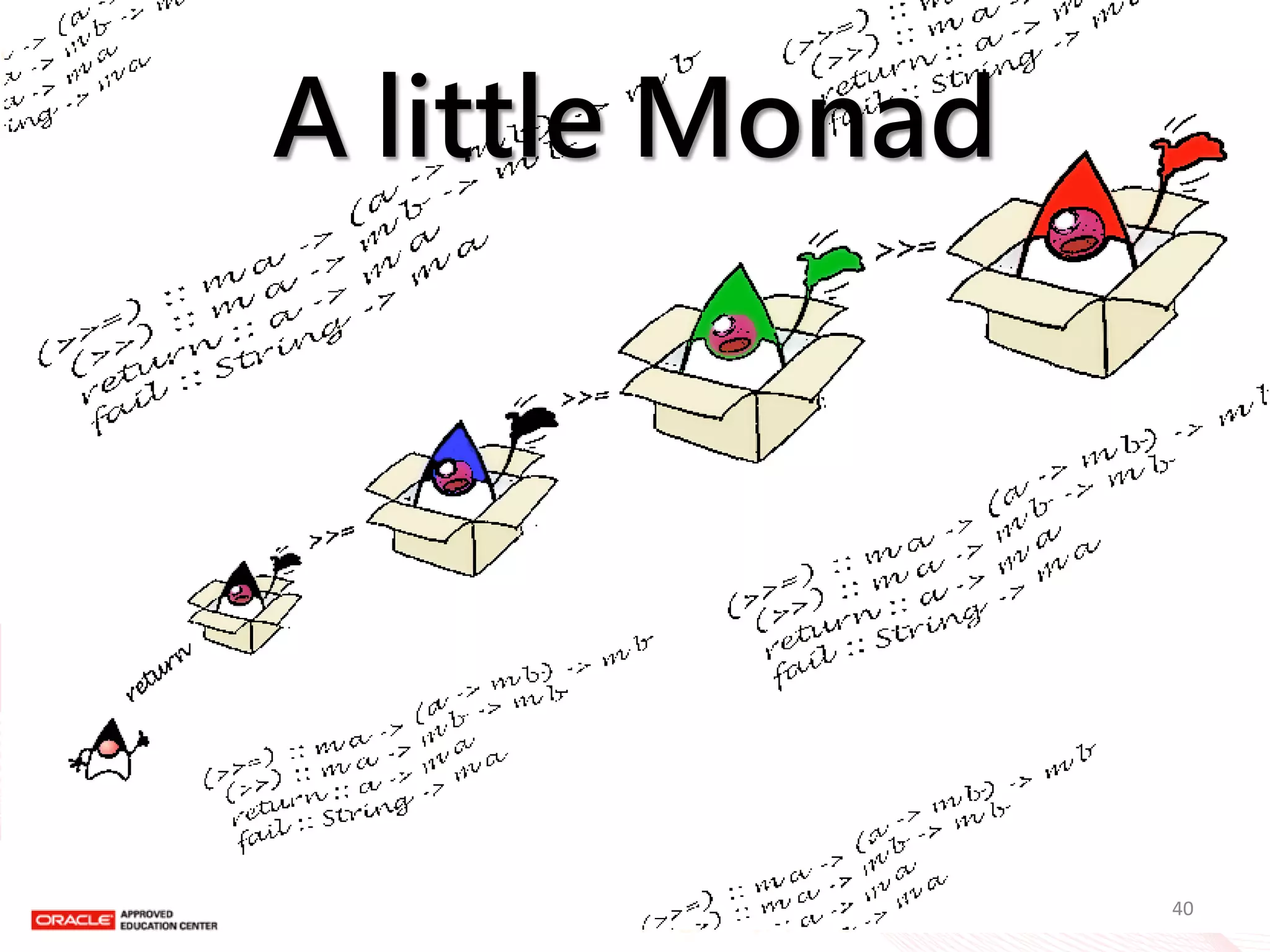 A little Monad 
40  