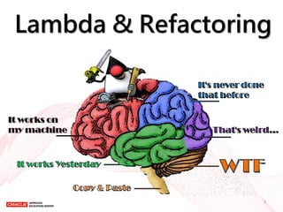Lambda & Refactoring 
7  