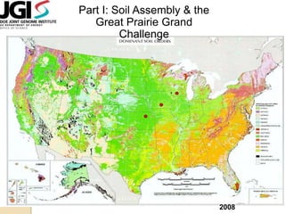 Part I: Soil Assembly & the
Great Prairie Grand
Challenge
2008
 