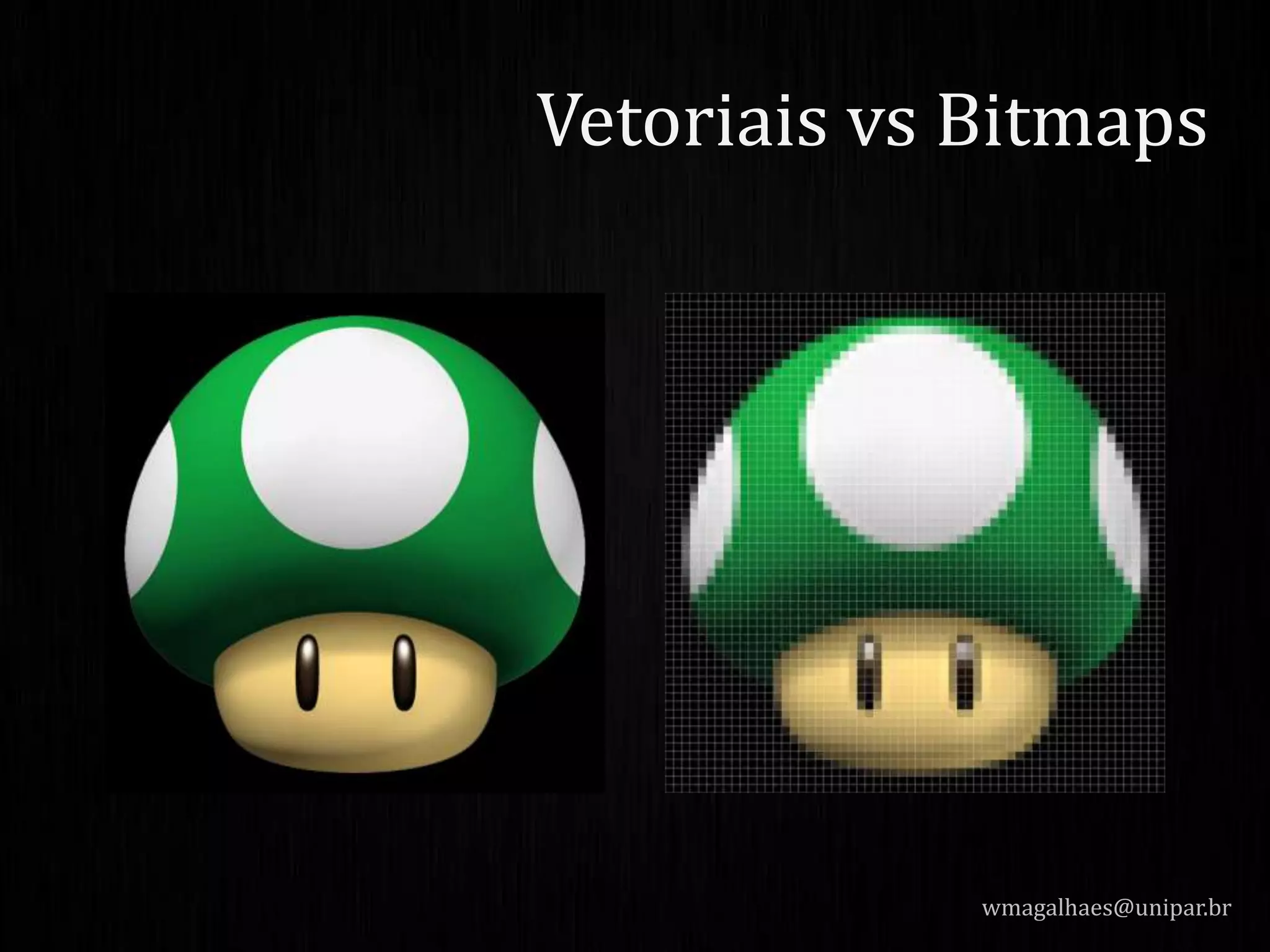 wmagalhaes@unipar.br
Vetoriais vs Bitmaps
 