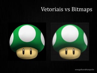 wmagalhaes@unipar.br
Vetoriais vs Bitmaps
 