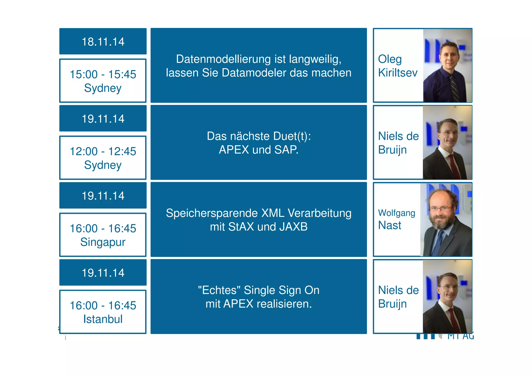 | 
Zusammenfassung 
Sauberes Build-Skript 
DOAG Konferenz 2014 
24  