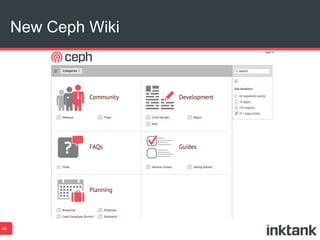 New Ceph Wiki
40
 