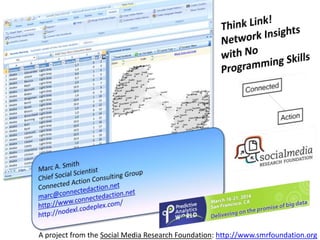 A project from the Social Media Research Foundation: http://www.smrfoundation.org
 