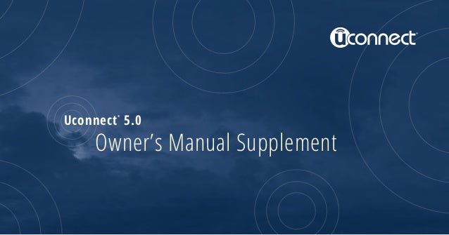 Jeep 2014 Uconnect 5.0 Owners Manual