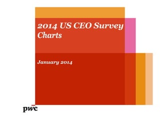 2014 US CEO Survey
Charts
January 2014

 