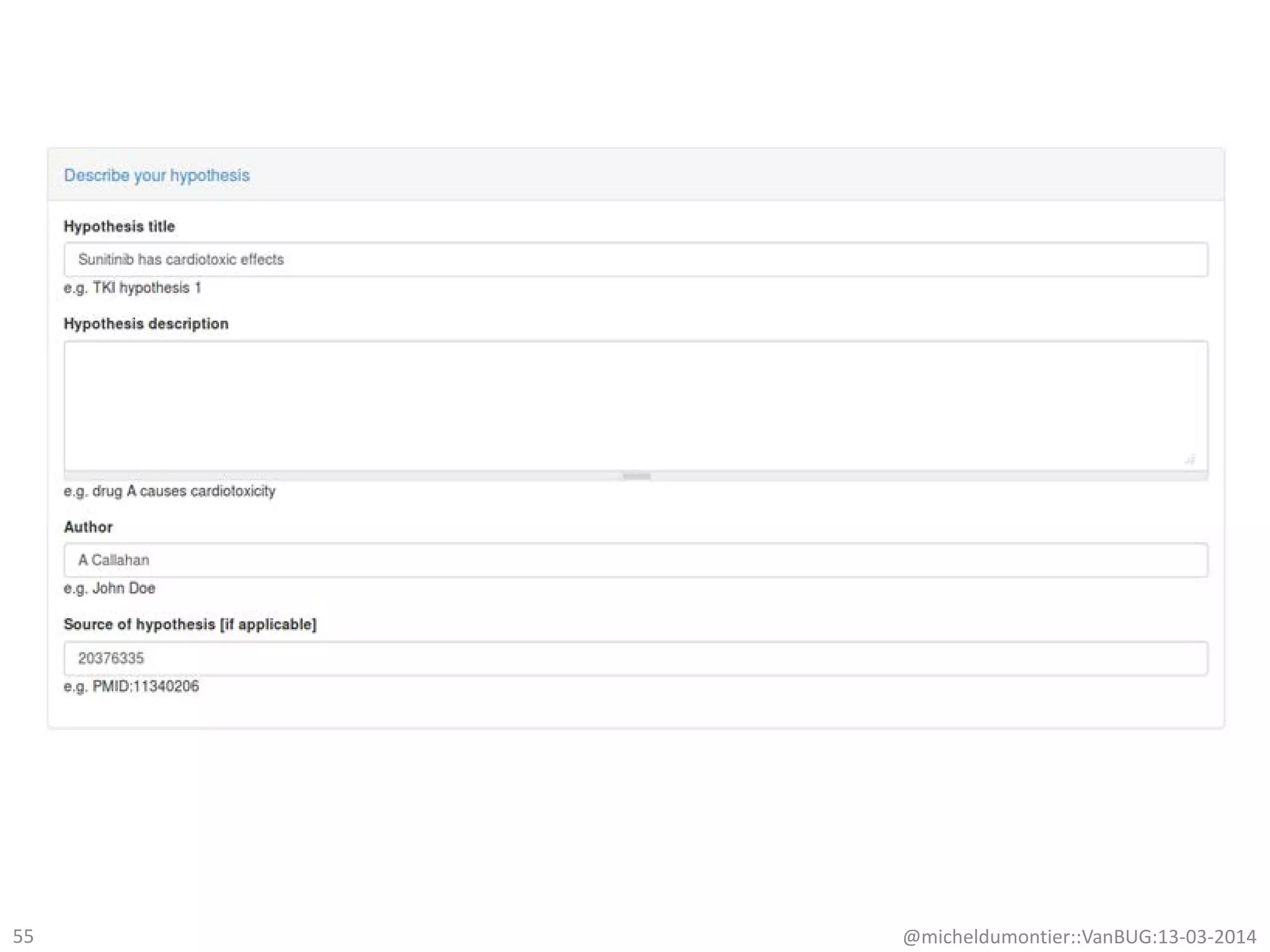 @micheldumontier::VanBUG:13-03-201455
 