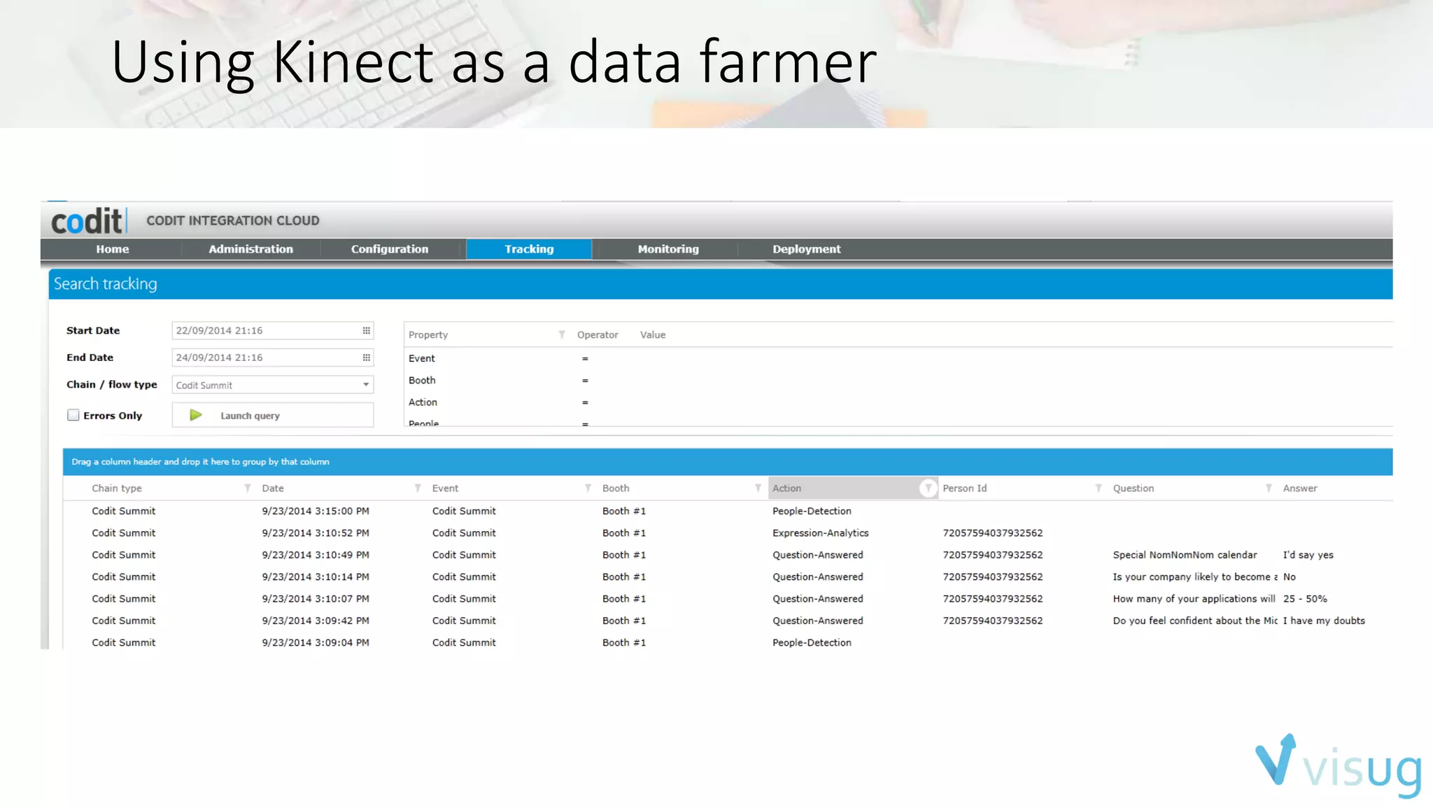 Using Kinect as a data farmer 
 