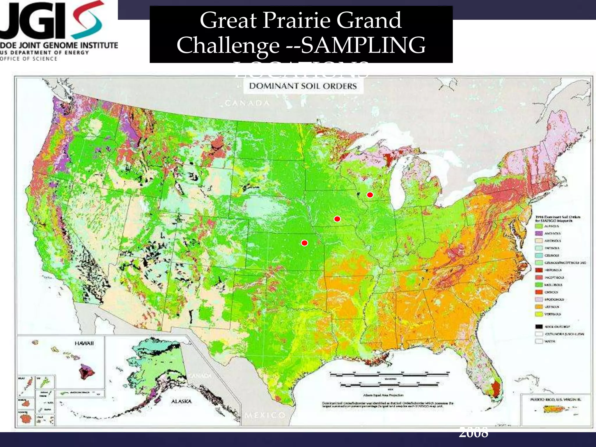 Great Prairie Grand
Challenge --SAMPLING
LOCATIONS

2008

 