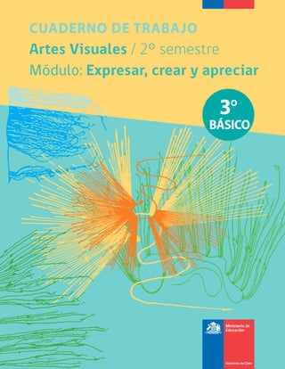 CUADERNO DE TRABAJO
Artes Visuales /Artes Visuales / 2º semestre2º semestre
Módulo:Módulo: Expresar, crear y apreciarExpresar, crear y apreciar
3º
BÁSICO
 