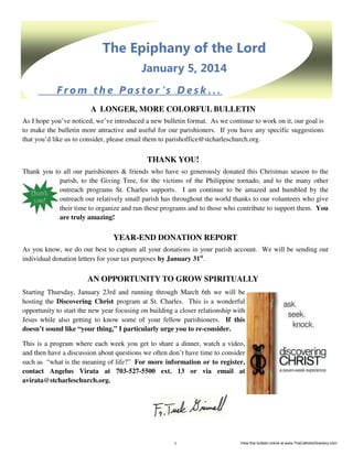 View this bulletin online at www.TheCatholicDirectory.com

 