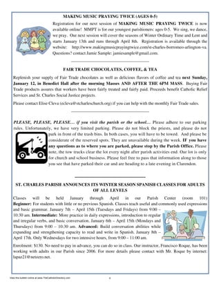 View this bulletin online at www.TheCatholicDirectory.com

 