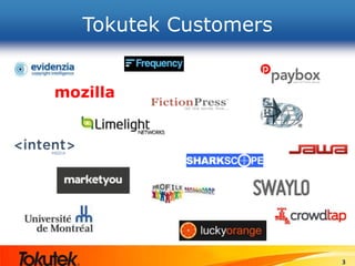 Tokutek Customers
3
 