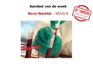 Aandeel van de week

Novo Nordisk – NOVO B

 