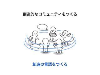 創造的なコミュニティをつくる

創造の言語をつくる

 