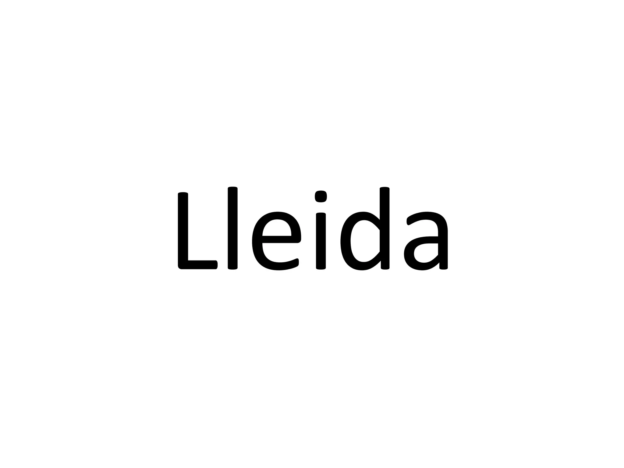 Lleida	
  

 