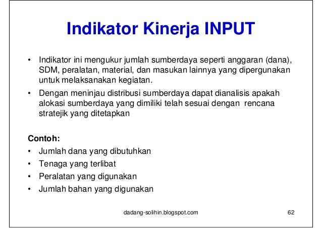 Sistem Monev Kinerja Pembangunan dan Analisa SWOT Setjen 
