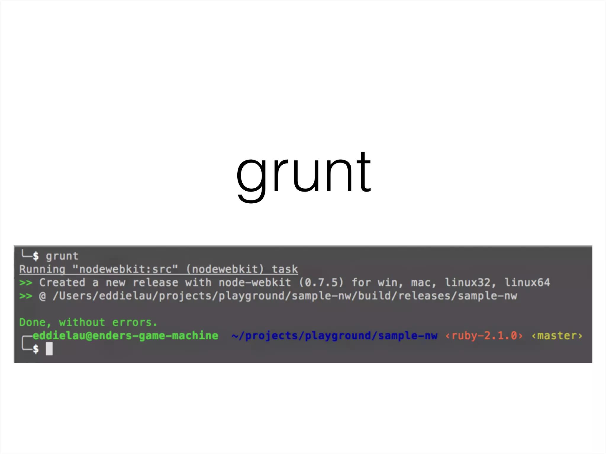grunt